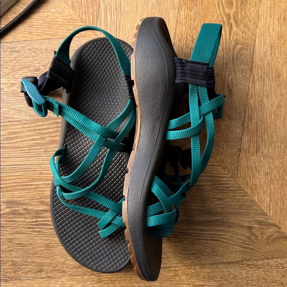 Chaco Cloud Solid Everglade Sandals Size 8 - image 8